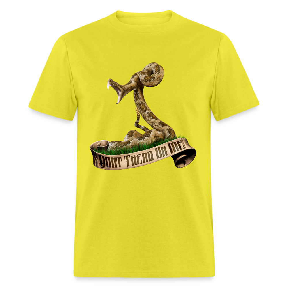 Don't Tread on Me tee shirt - yellow