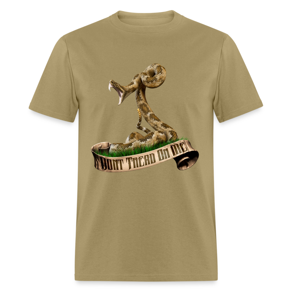 Don't Tread on Me tee shirt - khaki