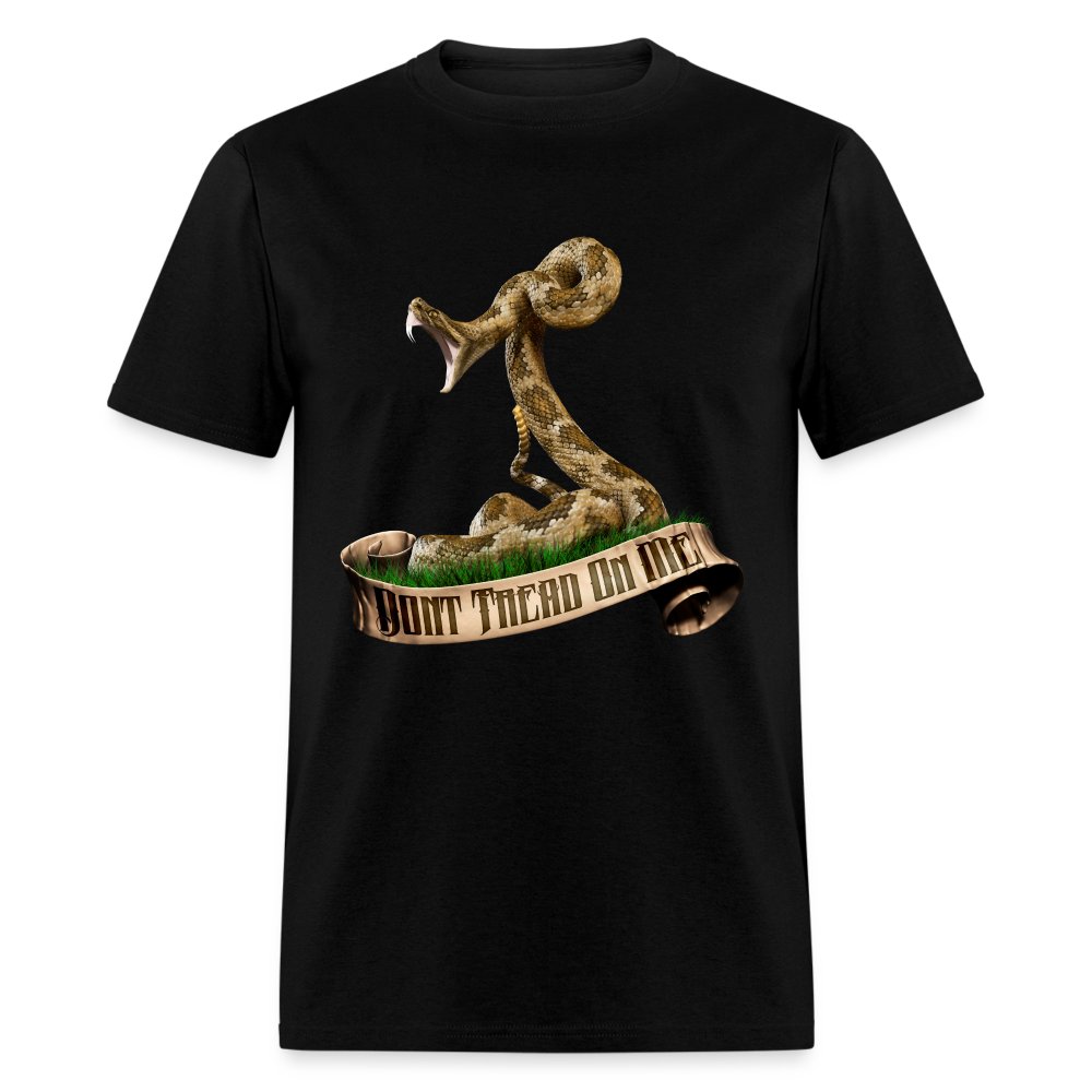 Don't Tread on Me tee shirt - black