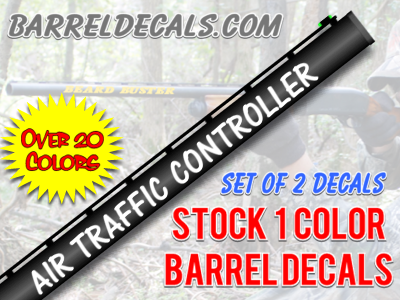 air traffic controller gun barrel decal sticker