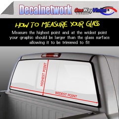 American Flag Window Graphic Perforated rear window film truck Suv glass - RTC Trading Company