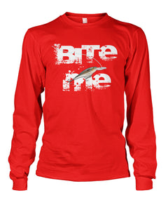 BITE ME Fishing Lure tee shirt - ViralStyle
