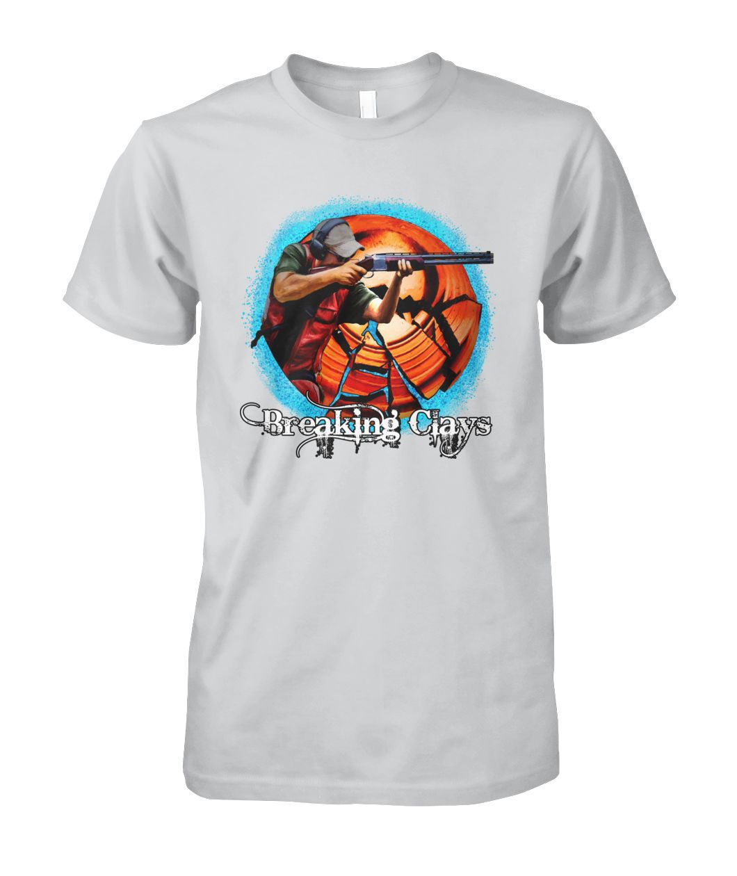 Breaking Clays Skeet - Trap shooting tee shirt - ViralStyle