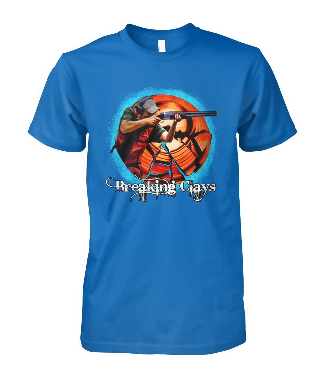 Breaking Clays Skeet - Trap shooting tee shirt - ViralStyle