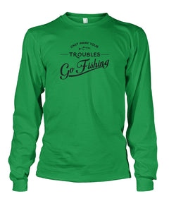 Castaway Your Troubles Go Fishing Unisex Long Sleeve - RTC Trading Company