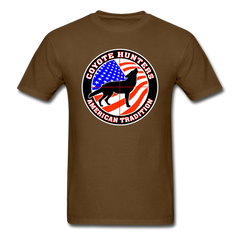 Coyote Hunters American Tradition tee shirt - brown