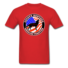 Coyote Hunters American Tradition tee shirt - red