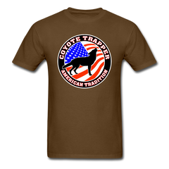 Coyote Trapper American Tradition tee shirt - brown