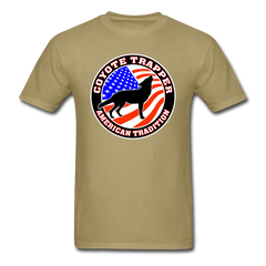 Coyote Trapper American Tradition tee shirt - khaki