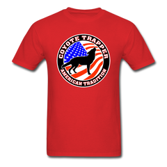 Coyote Trapper American Tradition tee shirt - red