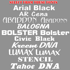 Custom Gun Barrel decals design your own - RTC Trading Company