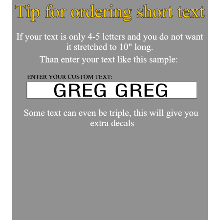 Custom Gun Barrel decals design your own - RTC Trading Company