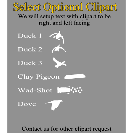 Custom Gun Barrel decals design your own - RTC Trading Company