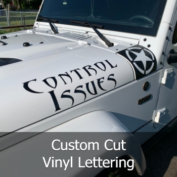 Custom Text Windshield Decal - RTC Trading Company