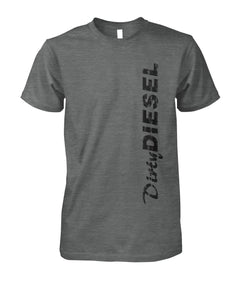 Dirty Diesel truck girl stacked t-shirt - ViralStyle