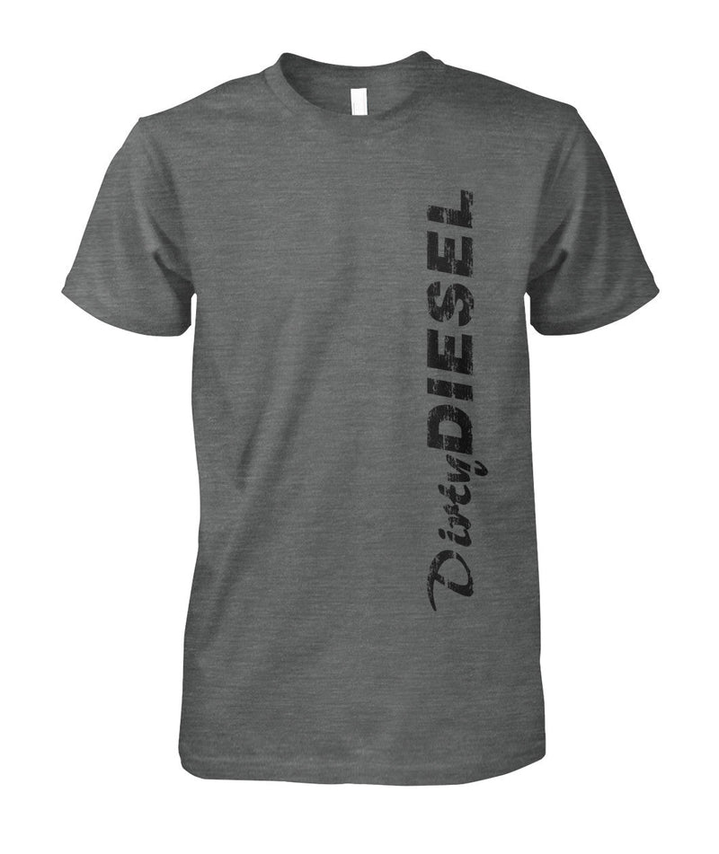 Dirty Diesel truck girl stacked t-shirt - ViralStyle