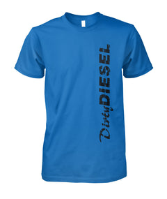 Dirty Diesel truck girl stacked t-shirt - ViralStyle