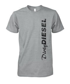 Dirty Diesel truck girl stacked t-shirt - ViralStyle