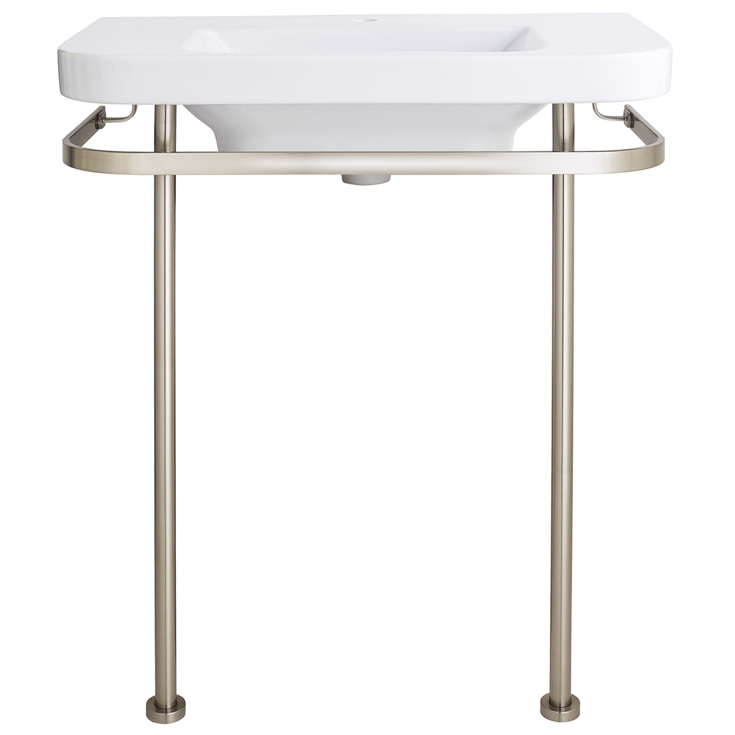 DXV Equility Console Frame Brushed Nickel With for 33" sink set