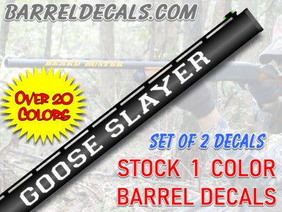 Goose Slayer gun barrel decal set - [Awesome_Decals]