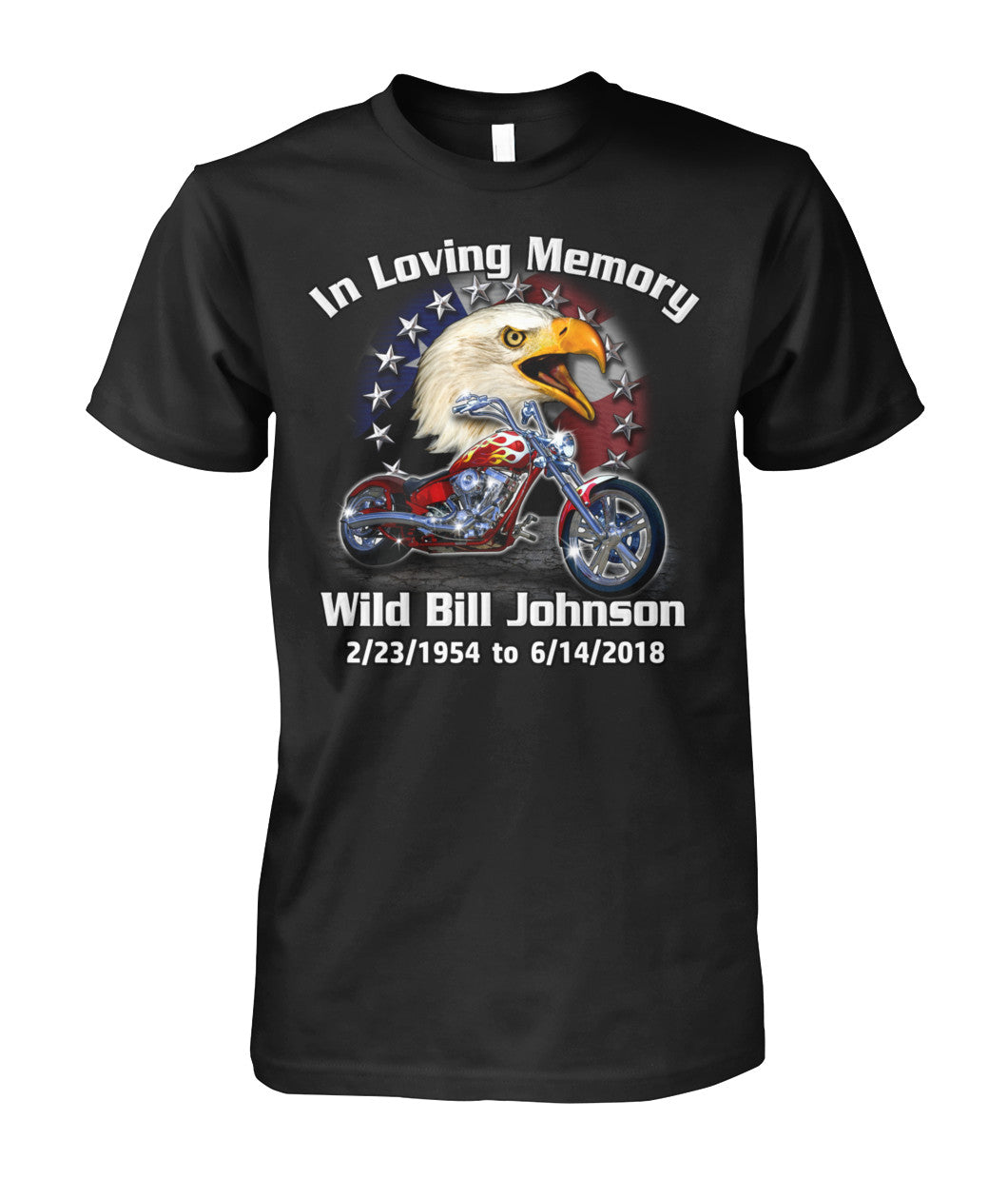 In Loving Memory Custom Motorcycle shirt - ViralStyle