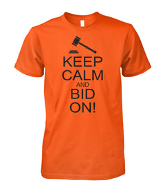 Keep calm and bid on shirt - ViralStyle