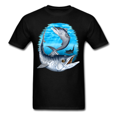 King Mackerel Under Water tee shirt - black