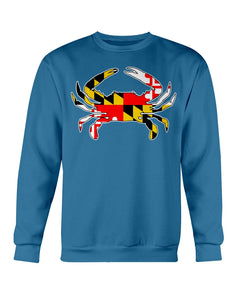 maryland flag crab design shirt