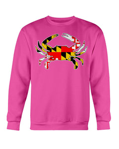 maryland flag crab design shirt