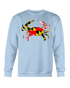 maryland flag crab design shirt