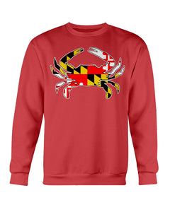 maryland flag crab design shirt