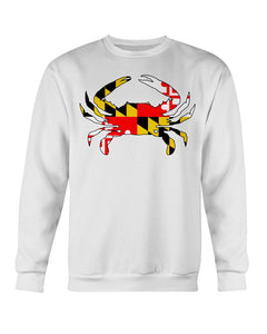 maryland flag crab design shirt