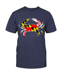 maryland flag crab tee shirt