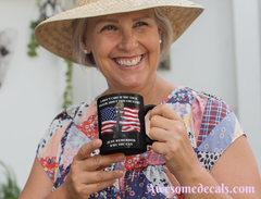 thank a soldier usa patriotic mug