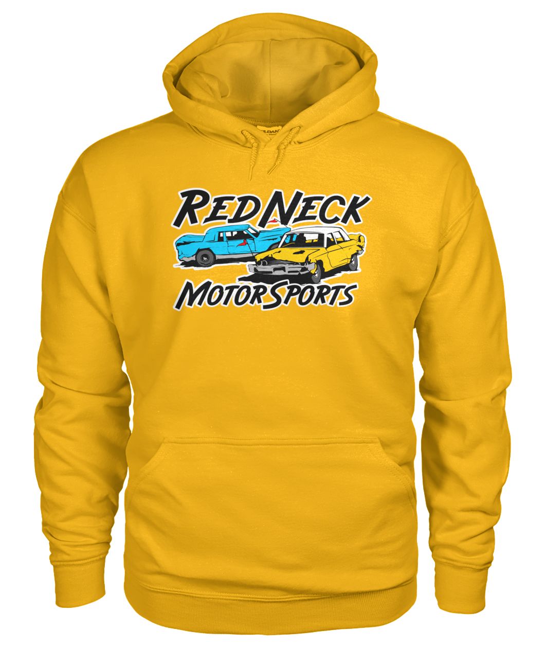 RedNeck Motorsports Demolition derby racing Gildan Hoodie - RTC Trading Company