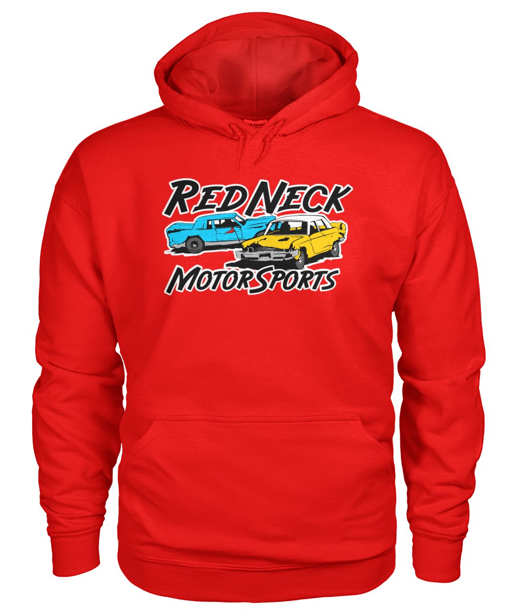 RedNeck Motorsports Demolition derby racing Gildan Hoodie - RTC Trading Company