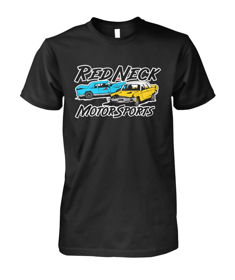 RedNeck Motorsports Demolition derby racing Unisex Cotton Tee - RTC Trading Company