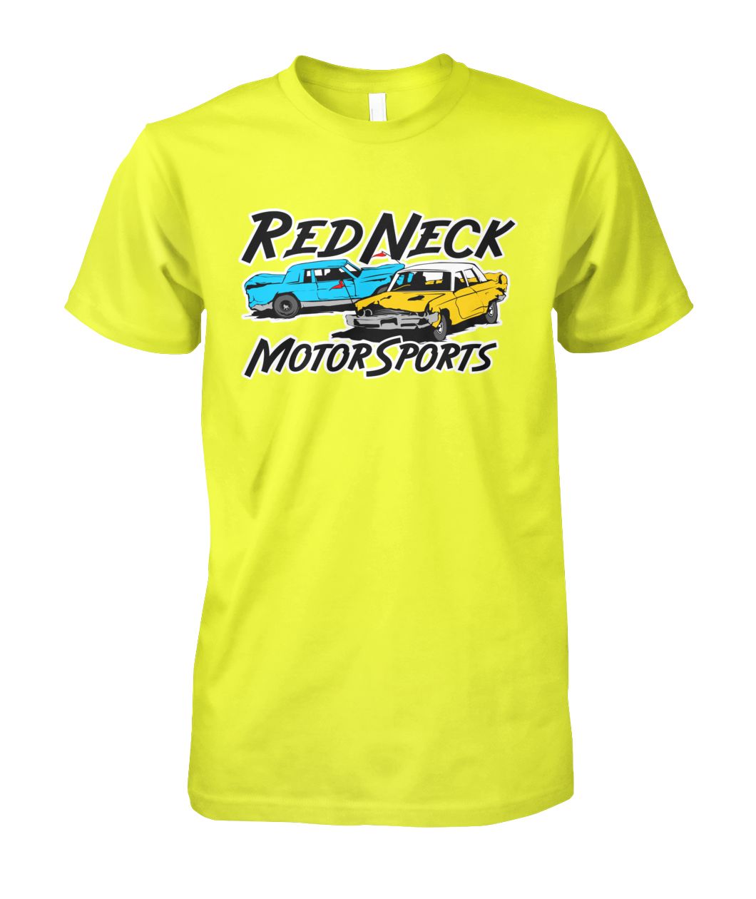 RedNeck Motorsports Demolition derby racing Unisex Cotton Tee - RTC Trading Company
