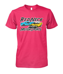RedNeck Motorsports Demolition derby racing Unisex Cotton Tee - RTC Trading Company