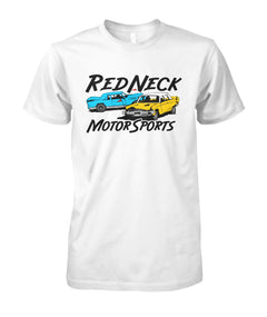 RedNeck Motorsports Demolition derby racing Unisex Cotton Tee - RTC Trading Company