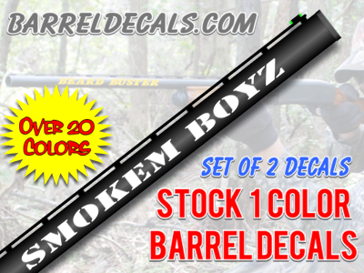 SMOKEM BOYZ Gun Barrel decal set