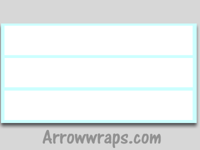 white vinyl arrow wraps archery decals sticker