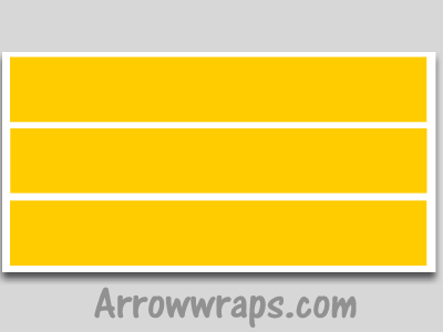 yellow gold vinyl arrow wraps archery decals sticker