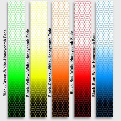 Three color fades with honeycomb arrow wrap
