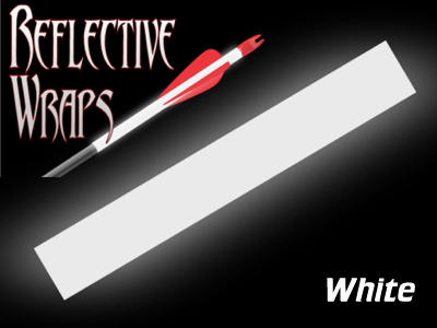 white reflective arrow wraps