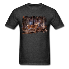 Whitetail Bucks in the Woods - heather black