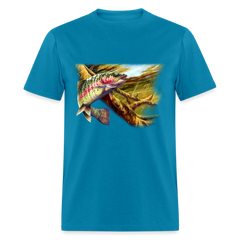 Rainbow Trout swimming - turquoise