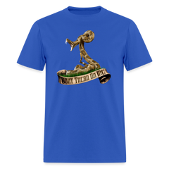 Don't Tread on Me tee shirt - royal blue