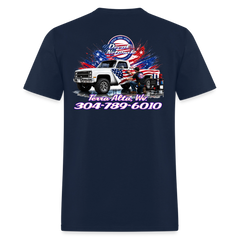 Decalnetwork tee - navy