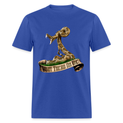 Don't Tread on Me tee shirt - royal blue